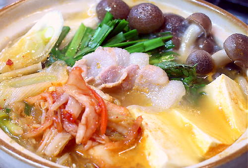 今日のキムチ料理レシピ：キムチ鍋レシピ