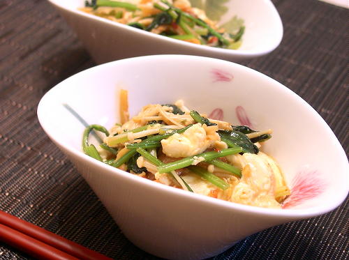 青菜と豆腐のキムチいため煮レシピ