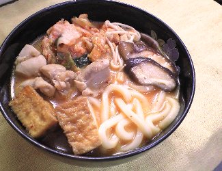 味噌キムチうどんレシピ