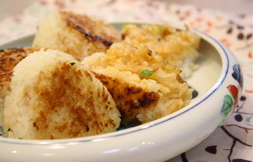 キムマヨ焼きおにぎりレシピ