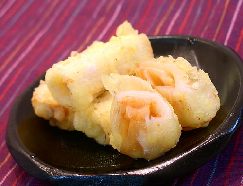 キムチ入りねぎの天ぷらレシピ