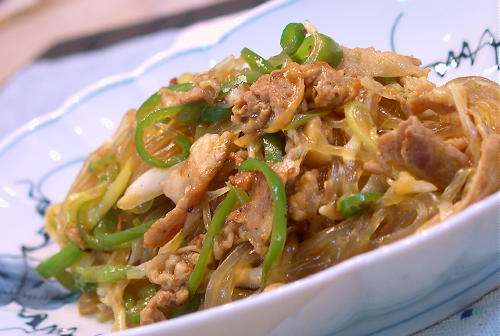 焼きキムチ春雨レシピ