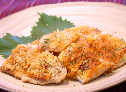 ささみとキムチのパン粉焼きレシピ