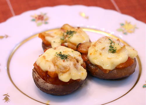 しいたけのキムマヨ焼きレシピ