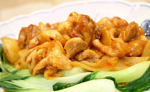 今日のキムチ料理レシピ：鶏肉と大根のキムチ煮