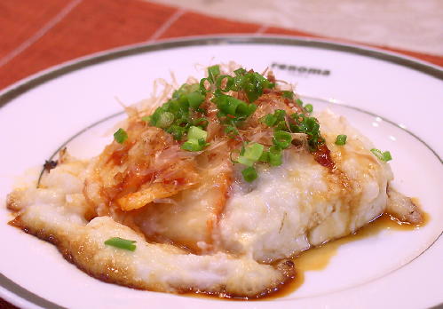 豆腐のキムチとろろ焼きレシピ