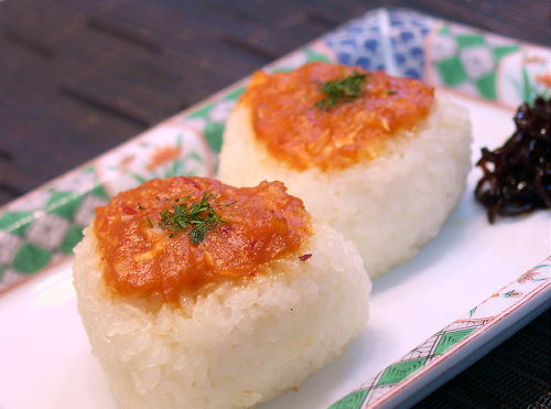 キムチ味噌の焼きおにぎりレシピ