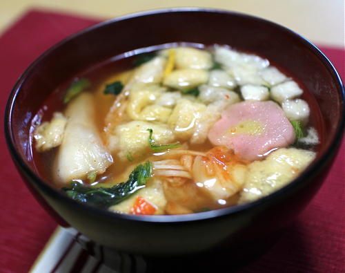 今日のキムチ料理レシピ：今年の雑煮