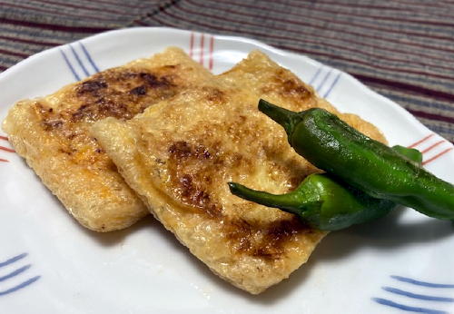 今日のキムチ料理レシピ：キムチチーズお揚げ