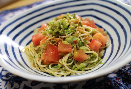 今日のキムチレシピ：ブロッコリーキムチパスタ