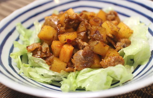 今日のキムチレシピ：豚肉と大根キムチのオイスターソース炒め