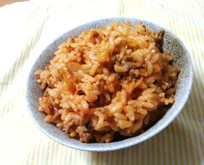 今日のキムチ料理レシピ：まろやか豚キムチ混ぜご飯