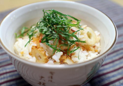 今日のキムチ料理レシピ：ちくわとキムチのごはん