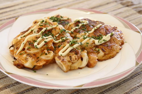 今日のキムチ料理レシピ：ちくわと割干しキムチのお焼き