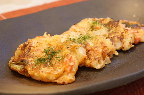 今日のキムチ料理レシピ：大根とキムチのおやき