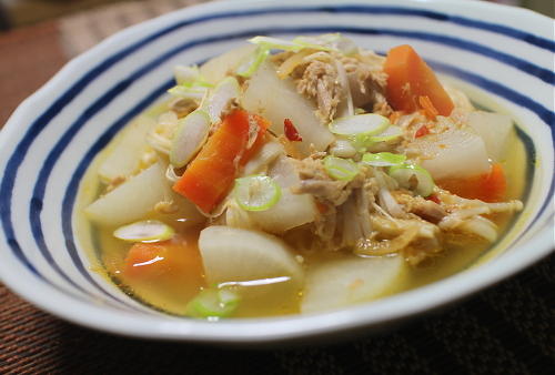 今日のキムチ料理レシピ：大根のピリ辛ツナ煮