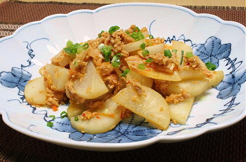 今日のキムチ料理レシピ：大根とキムチのツナ煮