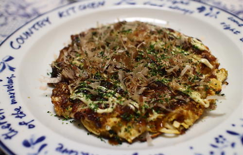 今日のキムチ料理レシピ：白菜のピリ辛お好み焼き