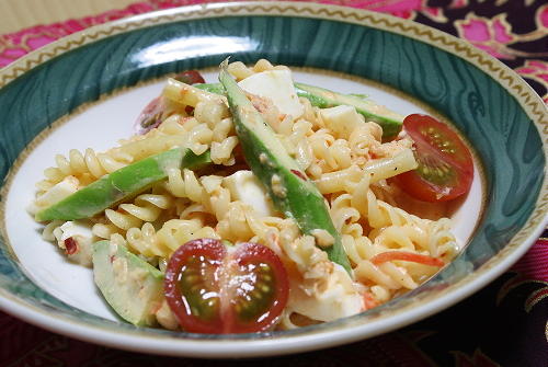 今日のキムチ料理レシピ：キムチパスタサラダ