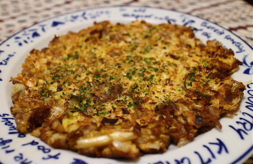 今日のキムチ料理レシピ：ひき肉とキムチの卵焼き