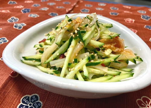 今日のキムチ料理レシピ：きゅうりとザーサイのキムチ和え