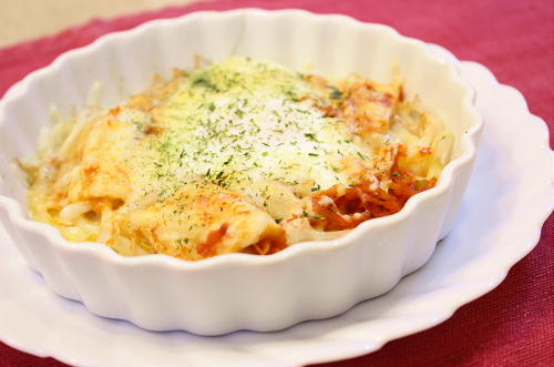 今日のキムチ料理レシピ：もやしとキムチのレンジ蒸し