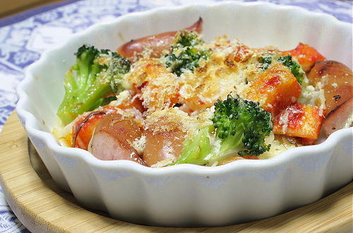 ソーセージと大根キムチのマヨチーズ焼きレシピ