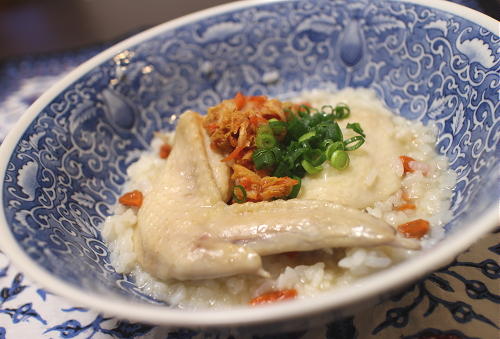 今日のキムチ料理レシピ：手羽先とキムチのスープご飯
