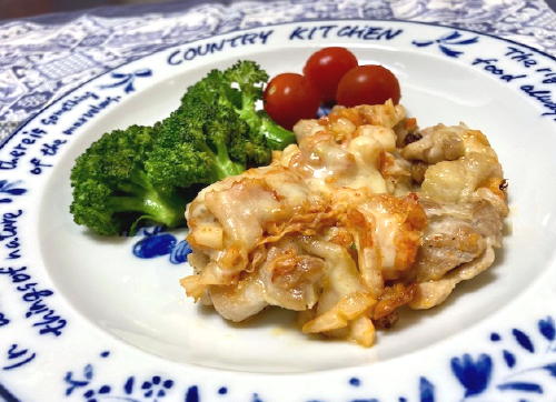 今日のキムチ料理レシピ：鶏肉のキムチチーズ焼き