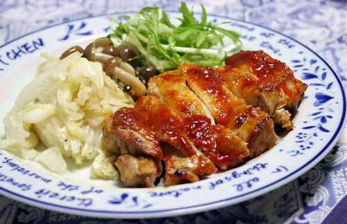 今日のキムチ料理レシピ：鶏肉のピリ辛ケチャップ焼き