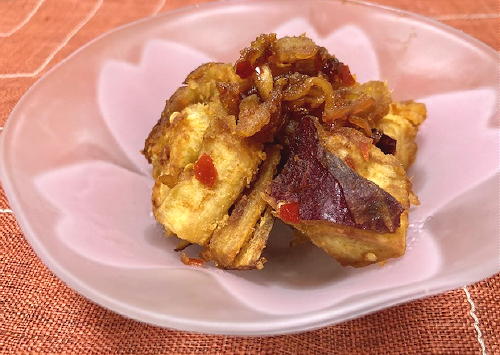 今日のキムチ料理レシピ：ピリ辛サツマイモ