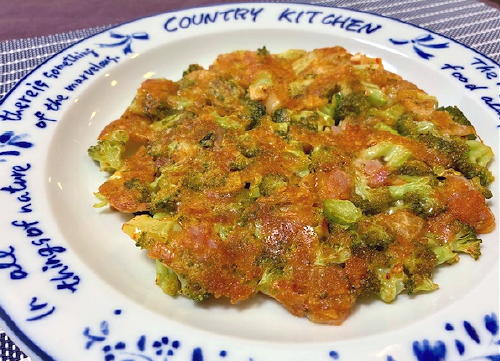 今日のキムチレシピ：ブロッコリーとキムチのチーズ焼き