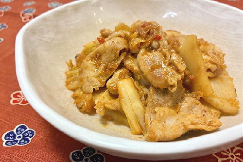 今日のキムチ料理レシピ：豚肉と大根とキムチの生姜焼き