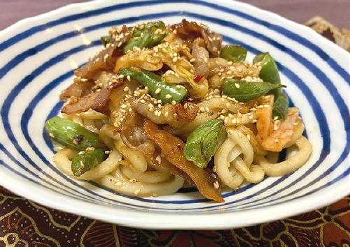 今日のキムチ料理レシピ：豚バラキムチうどん