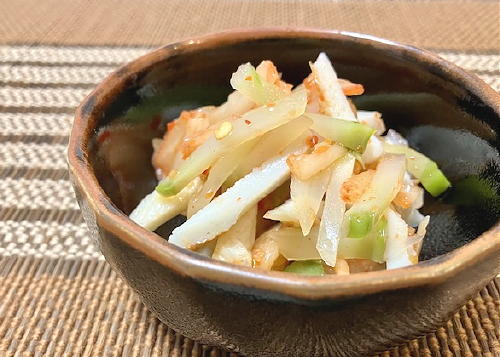 今日のキムチ料理レシピ：ちくわのキムチザーサイ和え