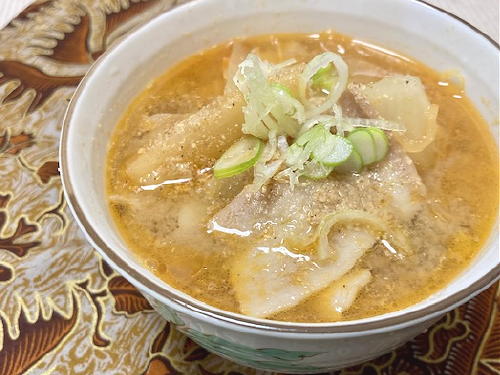 今日のキムチ料理レシピ：大根のキムチ豚汁