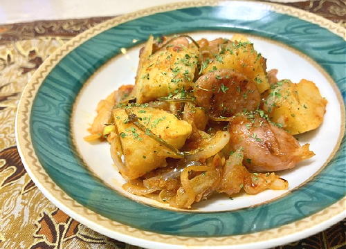 今日のキムチレシピ：キムチ入りジャーマンポテト