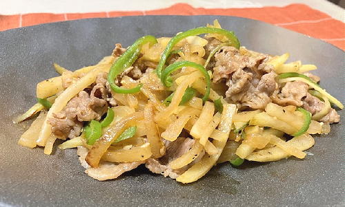 今日のキムチ料理レシピ：牛肉と大根のピリ辛炒め
