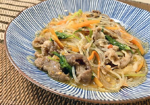 今日のキムチ料理レシピ：牛肉キムチ春雨