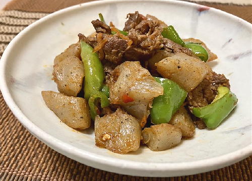 今日のキムチ料理レシピ：牛肉とこんにゃくのピリ辛炒め