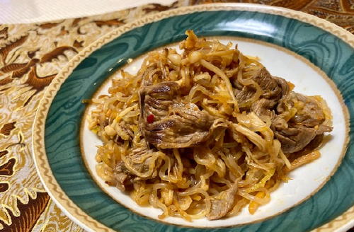今日のキムチ料理レシピ：しらたきのピリ辛炒め