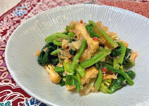 今日のキムチ料理レシピ：ほうれん草とキムチのおろし和え