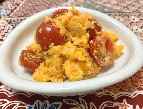 今日のキムチレシピ：トマトと大根キムチ入りポテトサラダ