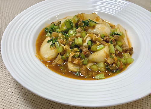 今日のキムチ料理レシピ：カブのピリ辛にひき肉炒め