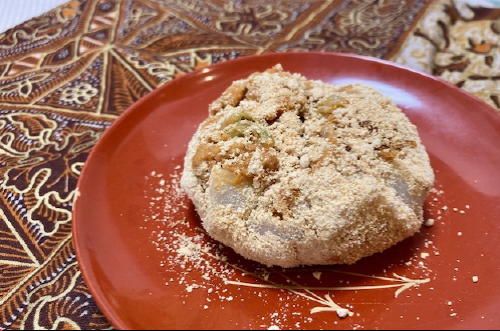 今日のキムチ料理レシピ：きな粉納豆キムチ餅