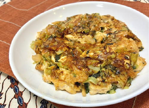 今日のキムチレシピ：鶏肉と小松菜のキムチチーズ焼き