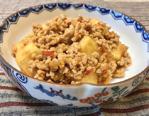今日のキムチ料理レシピ：揚げ高野豆腐のピリ辛ひき肉あん