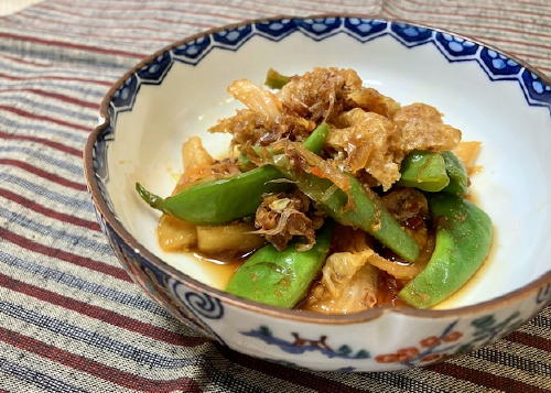 今日のキムチ料理レシピ：モロッコいんげんとキムチのさっと煮