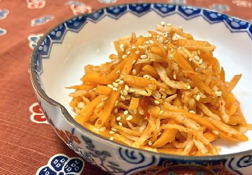 今日のキムチレシピ：にんじんと切り干し大根のキムチ和え