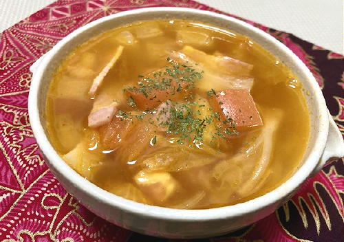 今日のキムチ料理レシピ：トマトキムチスープ